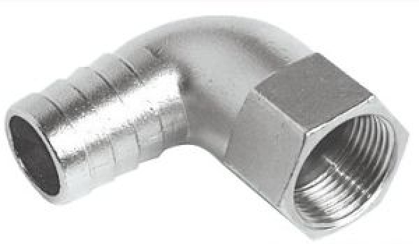 90 °Schlauchanschluss Innen 3/4" x 24 mm