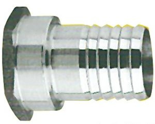 Schlauchanschluss Innen aus VA-Stahl 3/4" x 25 mm