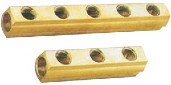 Wasserverteiler 3-Auslässe 1" x 1/2"