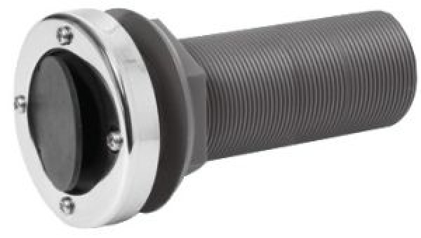 Nylon/Glasfaser Borddurchlass, lang 1/2" - 11BSP