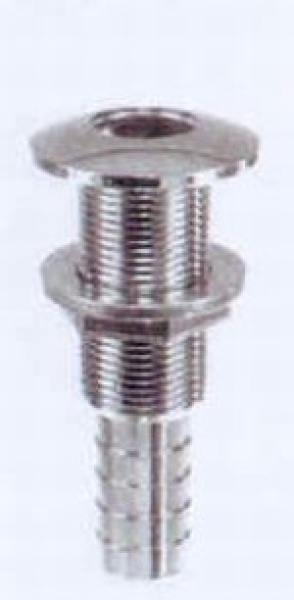Borddurchlass Messing, verchromt 3/8" x 15 mm (Packung