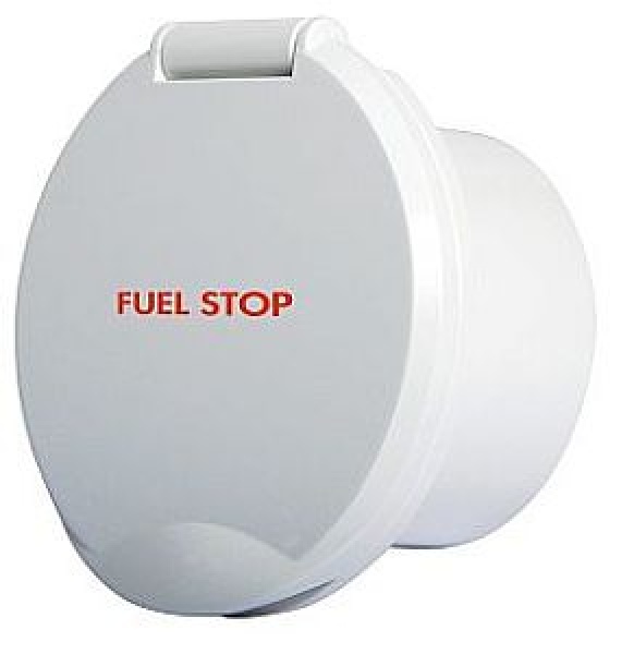 ClassicEvo ABS Gehäuse weiß Beschriftung FUEL STOP