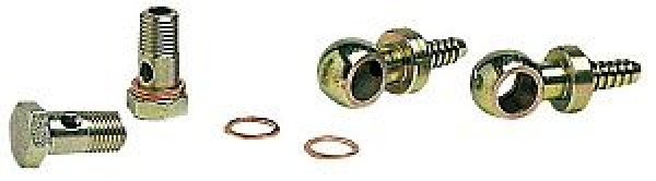 Set 2 drehbare Anschlüsse 8 mm