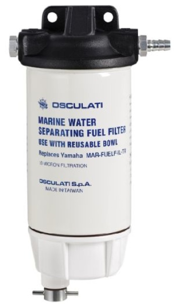 Wasser-/Treibstoffabscheider m. Alu-Wassertank