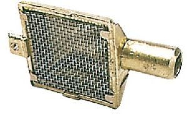 Saugkorb horizontal aus Messing, seebeständig