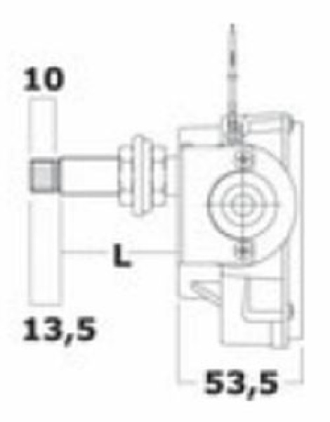 Motor f. Wischarme u. Wischblätter 24 V 20 W 51 mm