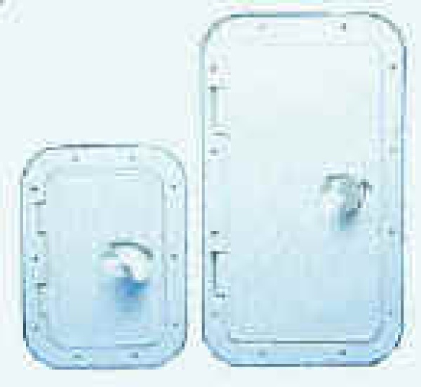 Antirutsche Inspektionsluke weiß 280 x 380 mm