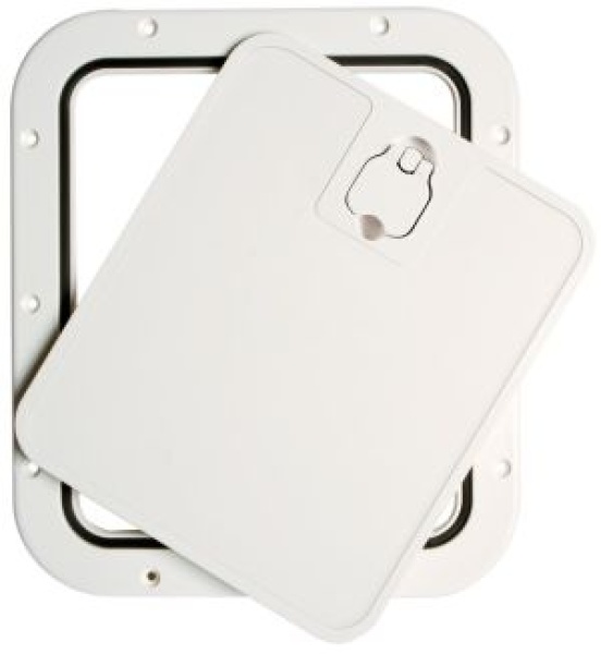 Abnehmbare Inspektionsluke, weiß 305 x 355 mm