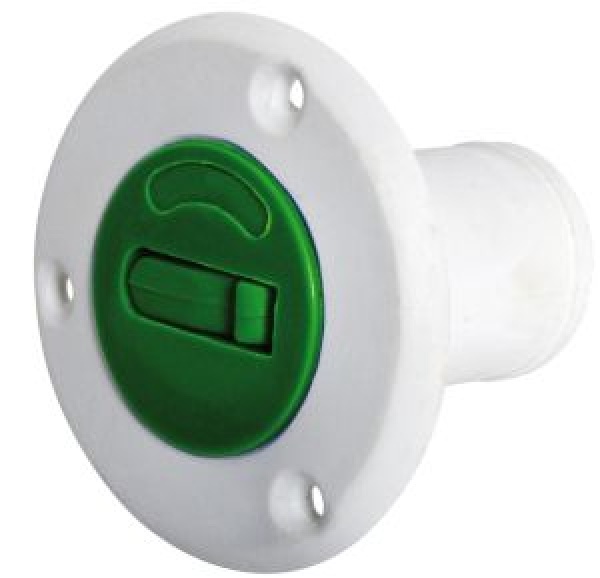 Nylon/Fiberglas-Stutzen FUEL grün 38 mm