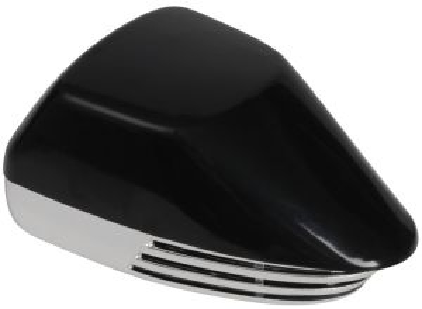 Membran-Bootshorn ABS, schwarz + verchromt 12 V