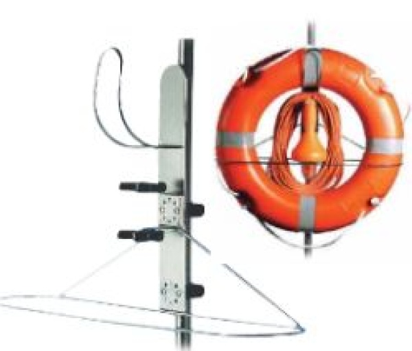 Teleskopischer Rettungsringhalter