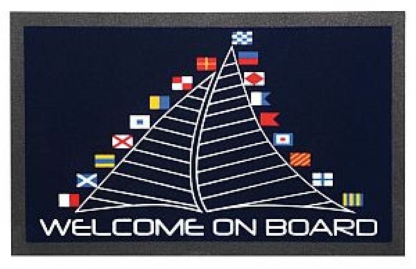 Format rutschfeste Fußmatte 50 x 80 cm Fahnen