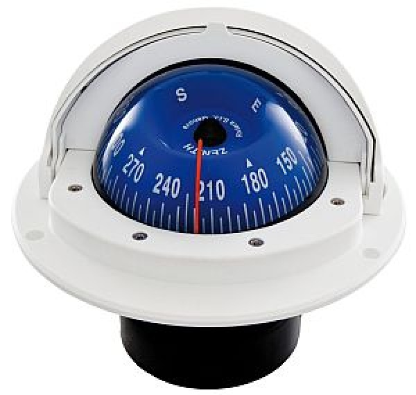 RIVIERA Kompass 3" AV Rose blau Gehäuse weiß