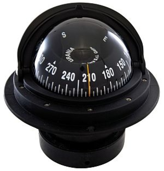 RIVIERA Kompass 4" umhüllende Öffnung schwarz/schw Fron