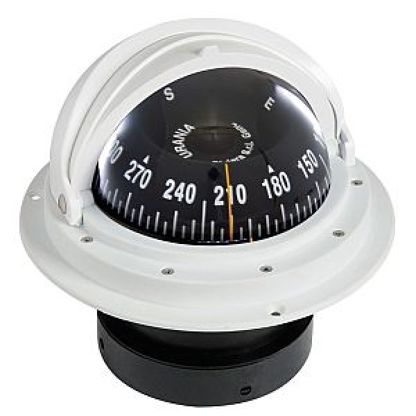 RIVIERA Kompass 4" umhüllende Öffnung weiß/schwarz Fron