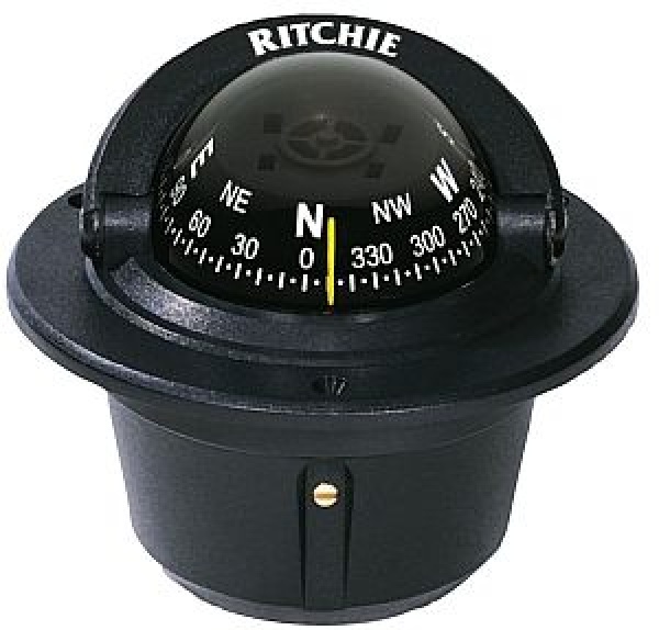 RITCHIE Einbau-Kompass Explorer 2"3/4 schw/schw