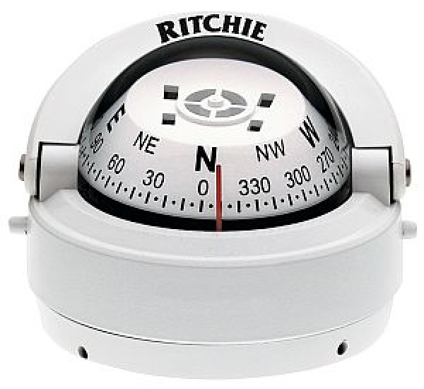 RITCHIE Kompass, außen Explorer 2"3/4 weiß/weiß