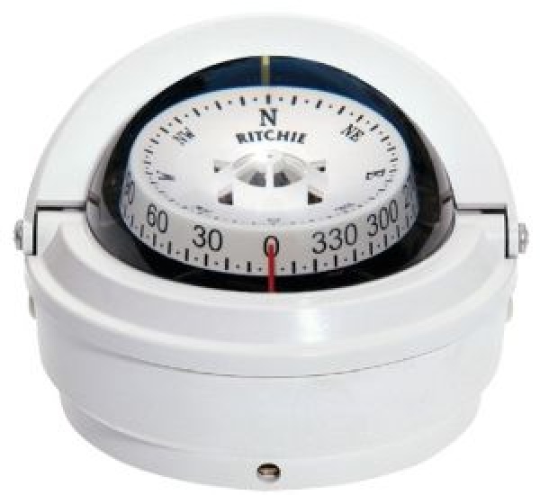 RITCHIE Kompass, außen Voyager 3" weiß/weiß
