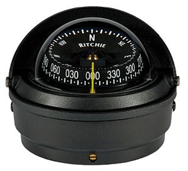 RITCHIE Kompass, außen Wheelmark 3" schwarz/schwa