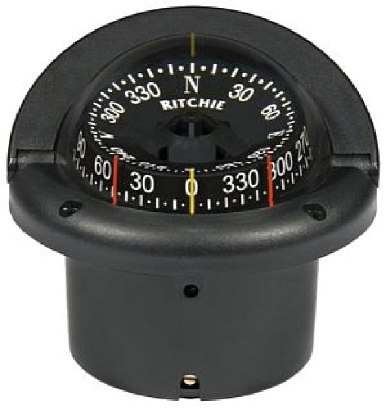 RITCHIE Kompass 2-Sicht Helmsman 3"3/4 schw/schw