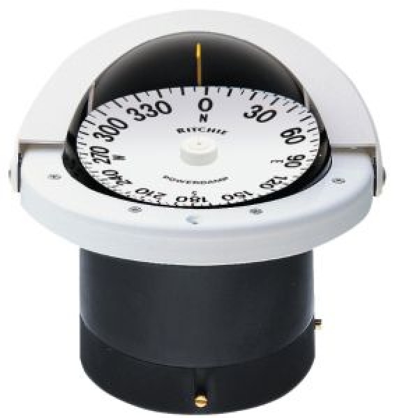 RITCHIE Einbau-Kompass Navigator 4"1/2 weiß/weiß