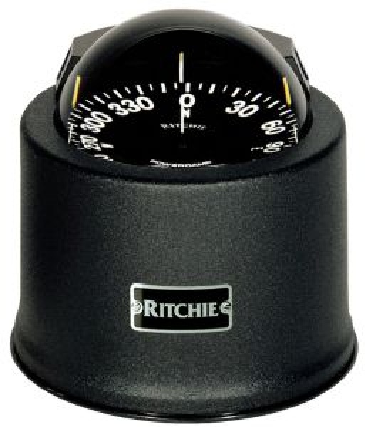 RITCHIE Kompass m.Sockel Globemaster 5" schw/schw