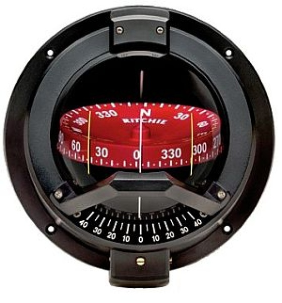 RITCHIE Kompass Venturi Sail 3"3/4 schwarz/rot