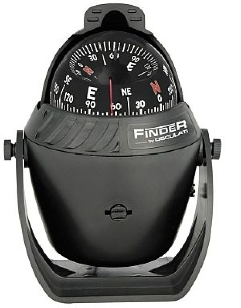 Finder Kompas 2"5/8 m. Bügel schwarz/schwarz