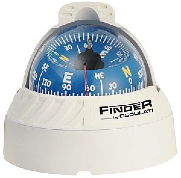 Finder Kompas 2"5/8 z. Aufstellen weiß/blau