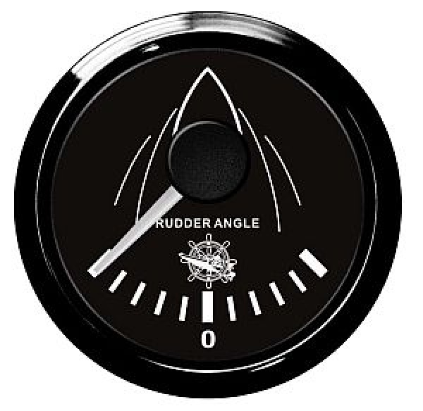 Anzeigeinstrument Ruderausschlag schwarz/schwarz