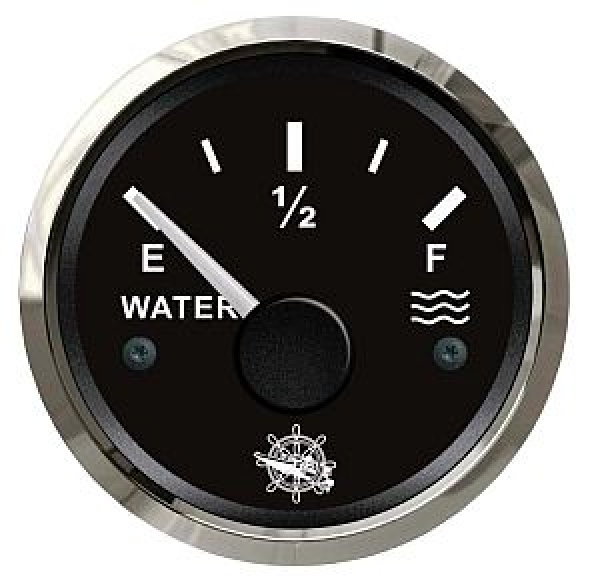 Wasserstandsanzeige 240/33 ohm schwarz/poliert