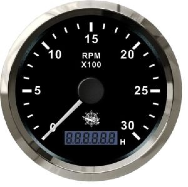 Drezahlmesser 0-3000 U/min weiß/poliert