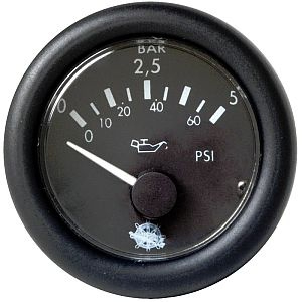 Guardian Öldruckanzeige 0-5 bar schwarz 12 V