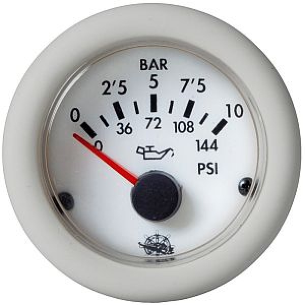 Guardian Öldruckanzeige 0-5 bar weiß 12 V