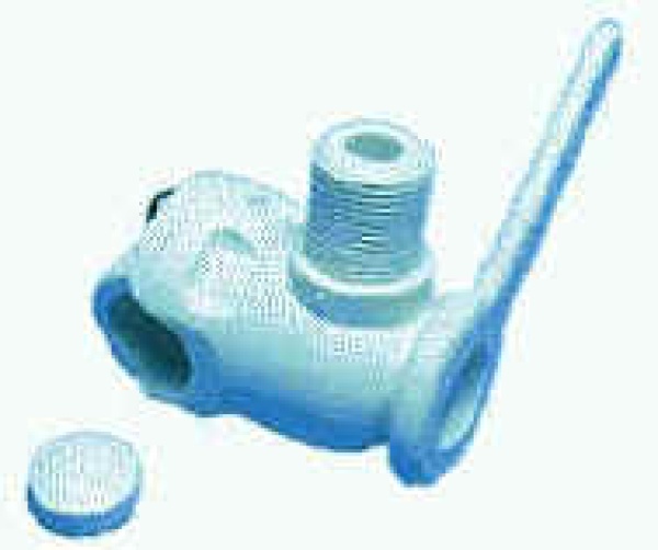 GPS/UHF antenna base w/universal screw thread