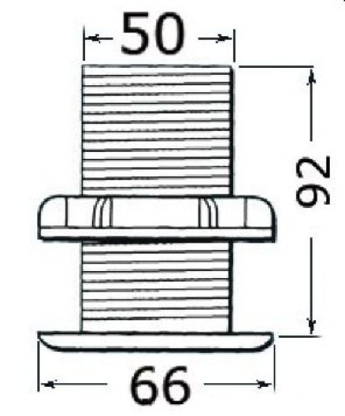 Raymarine M78713-PZ thruhull depth
