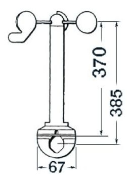 Raymarine Wind Z195 transducer