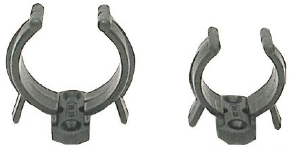 Nylon-Clip, schwarz 34/45 mm
