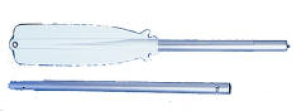Ruder aus Eloxan, zerlegbar 160 cm
