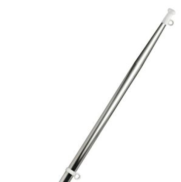 VA-Stahl Flaggenstock Kegelschnitt ohne Halter60cm