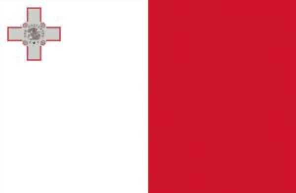 Flagge Malta 30 x 45 cm