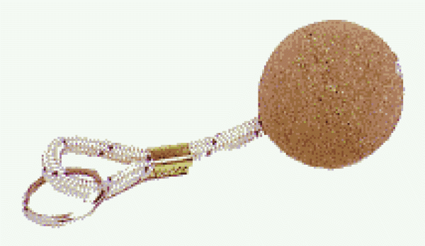 Schwimmende Schlüsselanhänger aus Kork 50mm-Kugel