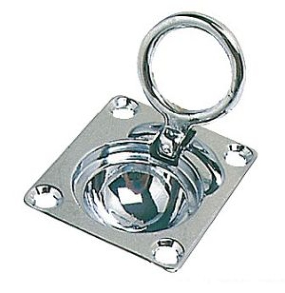 Bodenheber Messing, verchromt
