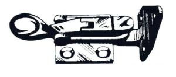 90°-Hebelverschluß f. Motorhauben