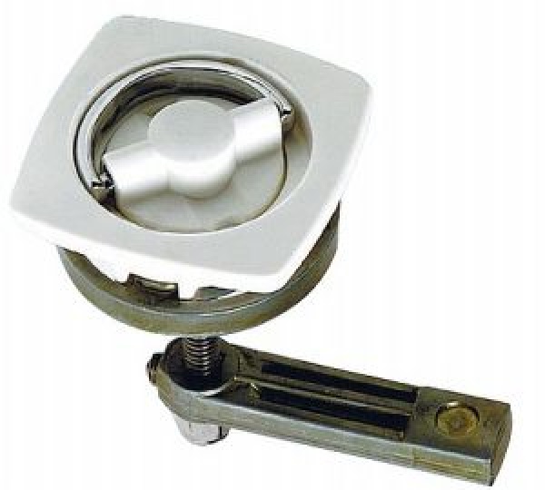 Bodenheber Messing, verchromt 63x63 mm
