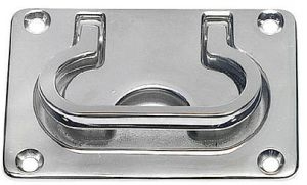 Bodenheber Heavy Duty AISI316 hochglanz. m.Griff