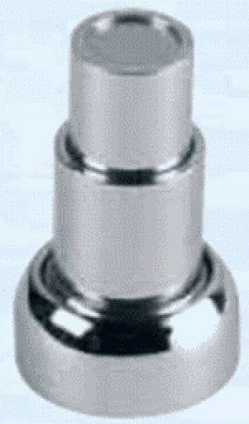 Magnetisches Turschloß, ausziehbar Messing