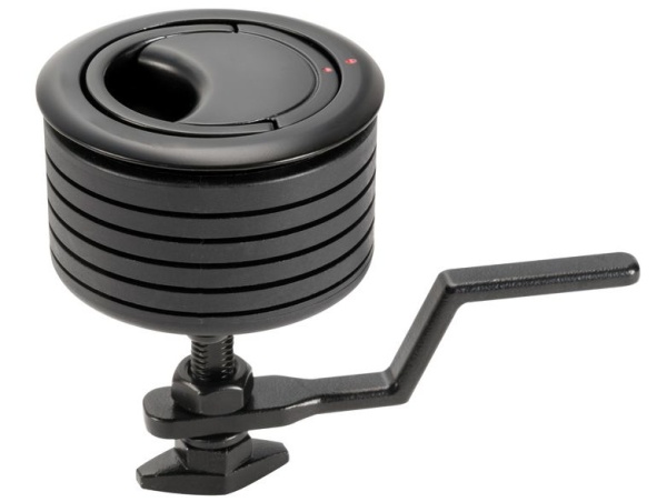 Eclipse MK2 75 Bodenheber VA-Stahl schwarz m.Schloss