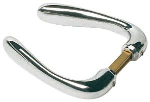 Classic Türklinke Kata Messing, verchromt 113 mm