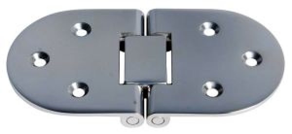 Scharnier 180° Drehwinkel m.Löcher 140x70mm